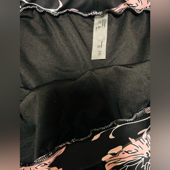 SHEIN CURVE Draw String Side, Floral Print swimsuit 🩱 - Picture 6 of 9